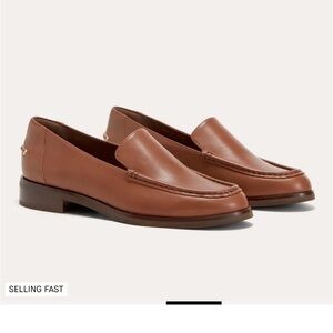 Everlane The Modern Loafer Flats Camel Leather Womens Sz 9